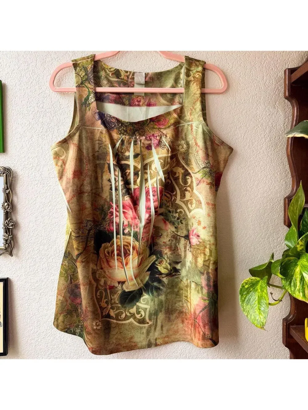 Vintage Women's Y2K Fairy Boho Tank Blouse